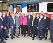 Verkehrsministerkonferenz 09/2014, Waggon mit Digitaldruck und Folienbeschriftung