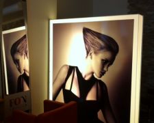 Ausleuchtung einer opalen Haube mit LED-Technik